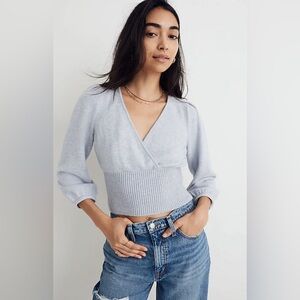 Light blue Madewell S sweater